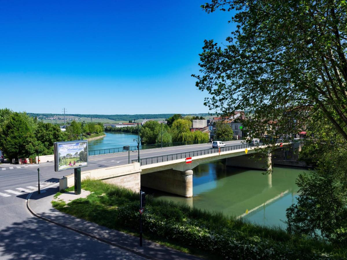 Escale À Épernay Bords De Marne Appt 2/4 Pers Exterior foto